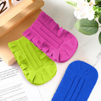 Zubebe 3 Pcs Duster Refill Reusable Fleece Duster Refills Feather Flat Dusters Multi Surface Washable Cleaning Pads Tools for Home, Blinds, Car, Pet, Furniture, Fans (Rose Red,Green,Blue)