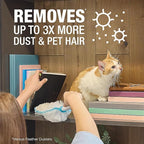 Bona High Performance Dusting System - 1 Compact Handle, 5 Disposable Dusters, & 1 Reusable Duster - Compact Dusting Kit Removes Dust & Pet Hair