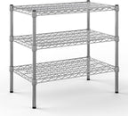 18" Deep x 30" Wide x 27" Height Wire Shelving Kit | 3-Tier | NSF Commercial Storage Rack Unit