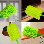 4Pack Reusable Duster Compatible with Swiffer (Handle is Not Included) Microfiber 360 Heavy Duty Dusters Refills Washable Duster Pads for Cleaning Ceiling Fan Window