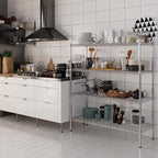 18" Deep x 48" Wide x 54" Height Wire Shelving Kit | 4-Tier | NSF Commercial Storage Rack Unit