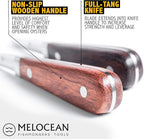 Oyster Shucking Knife Set of 2 - Professional Oyster Knife Shucker Clam Opener Kit in Lovely Box - Bonus Ebook and Brochure Included