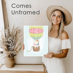 Unicorn Wall Decor Art Prints (Set of 4) - Unframed - 11x14 | Girls Room Decor | Enchanting and Whimsical Design | Adding Fantasy and Charm to Kids' Rooms or Nurseries | Wall Art for Unicorn Lovers