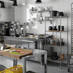 21" Deep x 24" Wide x 64" Height Wire Shelving Kit | 4-Tier | NSF Commercial Storage Rack Unit