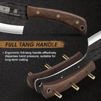 HOSHANHO 6 Inch Viking Knife, High Carbon Steel Japanese Kitchen Chef Knife, Hand Forged Butcher Knife for Meat Cutting, Multipurpose Cooking Knives for Home & Camping & BBQ