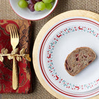 Corelle Vitrelle 18-Piece Service for 6 Dinnerware Set, Triple Layer Glass and Chip Resistant, Lightweight Round Plates and Bowls Set, Logan