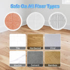 6 Pack Mop Pads Replacement Compatible with Bissell Spinwave Mops 2124 2039 2037 2039A Series Steam Mop Pads for Bissell Spinwave Hard Floor Cleaning Kits 2 Soft Pads, 2 Scrubby and 2 Heavy Scrub Pads