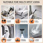 Powerful Handheld Steam Mop With 11 Accessories, 23FT Power Cord, 266℉Deep Cleaning, 2 Steam Modes & Multi-Purpose Steamer For Sealed Hard Floor, Laminate, Marble, Stone Floors