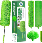 dusters for Cleaning extendable Long Handle，Webster Cobweb Duster with Extension Pole，Spider Web Remover Brush with Pole，Outdoor Web Cleaner Outside for use on Ceilings, cabinets, Walls, Light