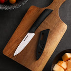 Classic 3PCS Ceramic Knife Set with Cover, Super Sharp Never Rust Healthy (6" Ceramic Chef Knife, 5" Solution Knife，4 "Classic Paring Knife)