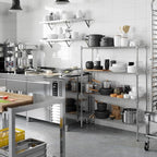 14" Deep x 42" Wide x 54" Height Wire Shelving Kit | 4-Tier | NSF Commercial Storage Rack Unit