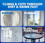 Windex Fast Shine Foam Glass Cleaner, No-Drip Aerosol Cleaning Spray, 19 oz.