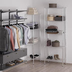 14" Deep x 30" Wide x 86" Height Wire Shelving Kit | 5-Tier | NSF Commercial Storage Rack Unit