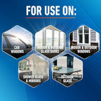 Unger Professional Streak-Free EasyGlide Glass Cleaner Concentrate, 12 oz, Ammonia-Free, Makes 8 Gallons of Solution, Safe for Tinted Windows, LOW-E, Windshields, and Mirrors