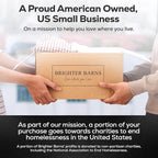 Clear Glass Dish Soap Dispenser by Brighter Barns - Kitchen Sink Set With Bamboo Tray - Modern Decor and Accessories, Minimalist Neutral Home (Clear)