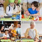 Nylon Knife Kitchen Plastic Knife for Real Cooking and Cutting Pizza, Cakes, Bread, Fruits, Veggies Durable Nylon Kitchen Knife for Kids, Kaizen Chef Knife, Kitchen Knife for Professional Use