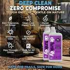 Laundry Detergent 62 Load/37.7 FlOz (2-Pack). 'Lavender' Liquid Laundry Detergent for Sensitive Skin. 'ProvenSafe' Laundry Soap Washing Detergent w/Odor & Stain Remover for Activewear & All Fabrics