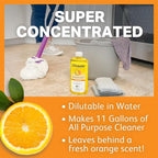 Citra Solv - Concentrated Household Cleaner & Degreaser - Valencia Orange Scent - 16 Fl Oz, Natural Ingredients, Non-Toxic, Biodegradable, Made in USA