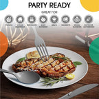 Party Solids Silver Plastic Knives 200 Pcs Silver Knives Disposable Utensils Heavy Duty Plastic Cutlery Set Disposable Cutlery Sets Flatware Sets Silverware Set Party Supplies & Party Tableware