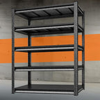 Garage Storage Shelves Heavy Duty, 48”W Garage Shelving and Storage Rack, 3000LBS Loads Shelving Units, Adjustable 5-Tier Metal Shelves for Garage, Warehouses, 48”W×24”D×78”H,Silver