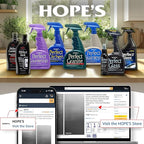 HOPE'S Perfect Kitchen Cleaner Spray - 32 Oz No-Residue All Purpose Cleaning Spray - Multisurface Degreaser for Counters, Stoves, Microwaves, and More - Pet and Home Safe - Pack of 6