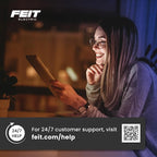 Feit Electric 52in Smart Floor Lamp, Syncs with Music, Millions of Colors, Wi-Fi Connected, Compatible with Alexa/Google, Custom Scenes & Effects, 25,000-Hour Lifetime, FLOOR52/RGB/AG