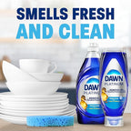 Dawn Platinum EZ-Squeeze Dish Soap, Dishwashing Liquid, Fresh Rain, 2x18oz Bundle