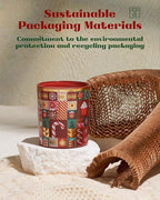 M&SENSE Magic Christmas 9.9oz All Natural Soy Wax Candle for Winter, 55 Hours Clean Non Toxic Scented Candle for Bathroom, Christmas Scented Gift for Celebration Holiday