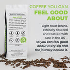 Wink Coffee Blonde Espresso, Light Roast Whole Bean Coffee, Single Origin Colombian Arabica Beans, 2.2 lb, Small-Batch, Smooth, Sustainably Sourced