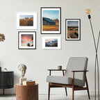 11x17 Picture Frame Set of 3 - Display 8x12 Photo with Mat or 11 x 17 Poster without Mat, Wall Mounting Horizontal and Vertical, White