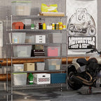 14" Deep x 60" Wide x 74" Height Wire Shelving Kit | 6-Tier | NSF Commercial Storage Rack Unit