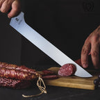Dalstrong Brisket Slicing Knife - 12 inch Offset Blade - Gladiator Series Elite - High Carbon German Steel - G10 Handle Kitchen Knife - w/Sheath - NSF Certified