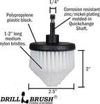 Drill Brush Power Scrubber by Useful Products - Automotive Car Detailing Brush Set - Auto Cleaning Kit - Rim, Seat, Carpet, Leather, Glass, Window Cleaner - Interior Car Wash Scrubber for Detailing