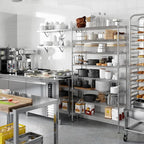 14" Deep x 42" Wide x 74" Height Wire Shelving Kit | 8-Tier | NSF Commercial Storage Rack Unit