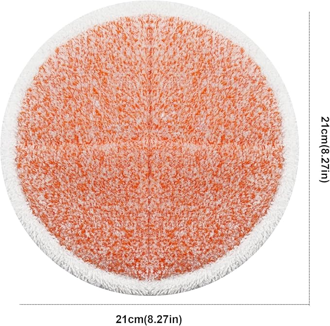 Replacement Pads for Bissell Spinwave Mop: 10 Pads for Bissell Spinwave,Spin Wave,Crosswave Expert/Pet/Cordless Hard Floor 2124 20393 2039a 20399 2039w 23159 23157 Spin Mop Cleaner Scrub Scrubber Pads