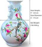 MTME Porcelain Figurines, Jingdezhen Decorative Flower vase, Ear Bottle, Home Decor, Wedding Gifts, Aesthetic Sculpture Home décor