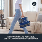 EUREKA Portable Carpet and Upholstery Cleaner, Spot Cleaner for Pets, Stain Remover for Carpet, Area Rugs, Upholstery, Coaches and Car, 50.7oz Large Water Tank, NEY100 with Cleaning Formula, Blue