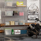 14" Deep x 60" Wide x 74" Height Wire Shelving Kit | 4-Tier | NSF Commercial Storage Rack Unit