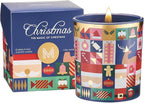 M&SENSE Magic Christmas 9.9oz All Natural Soy Wax Candle for Winter, 55 Hours Clean Non Toxic Scented Candle for Bathroom, Christmas Scented Gift for Celebration Holiday