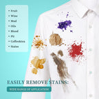 BFWood 2PCS Laundry Stain Brush - Natural Soft Boar Bristles, Removes Tough Stains from Delicate Fabrics Like Knits, Cotton, and Linens, Gentle on Fabrics, No Damage