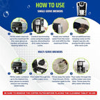 True Fresh Coffee Machine Descaler & Cleaner Tablets - 24 Count, Uses for Keurig, Breville, Miele, Delonghi, Ninja, Nespresso, Coffee Maker Pot cleaning Tabs, Descale Drip Coffee & Espresso Machines