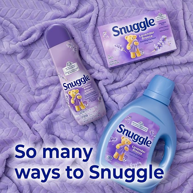 Snuggle Fabric Softener Dryer Sheets Lavender Vanilla Orchid 230ct