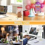 10Pcs Table Number Holders, Message Clip Gold Place Card Holder Desktop Metal Business Card Photo Golden Airplane Holder with Base Table Card Holder Stands Centerpieces for Wedding