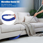 9PCS Dusters for Cleaning,Extendable Microfiber Duster with Extension Pole Up to 100'',Bendable Washable and Reusable Dusters Kit for Ceiling Fans, Blinds, High Ceilings, Furniture,Cars
