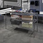 18" Deep x 48" Wide x 27" Height Wire Shelving Kit | 3-Tier | NSF Commercial Storage Rack Unit