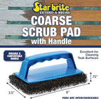 STAR BRITE Scrub Pad with Handle (Coarse) (Black) (040131)