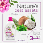 KUXTAL Fabric Softener 1-Pc & Liquid Laundry Detergent 2-Pc (202.8 fl oz) Biodegradable & Eco-Friendly And Natural Extracts, Its Cleaning (Mix liquid)