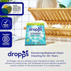 Dropps UltraWash Dishwasher Pods, Unscented (32 Count) - Biobased Power Deep Clean Dishwasher Detergent Tablets for Sparkling Shiny Dishes - No Rinse Aid or Pre-Wash Needed - Dishwashing Pods