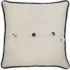 Catstudio West Virginia Embroidered Decorative Throw Pillow