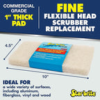 STAR BRITE Flexible Head Scrubber Replacement (Fine) (White) (040125)